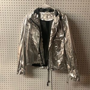 Charlotte Russe xl silver jacket